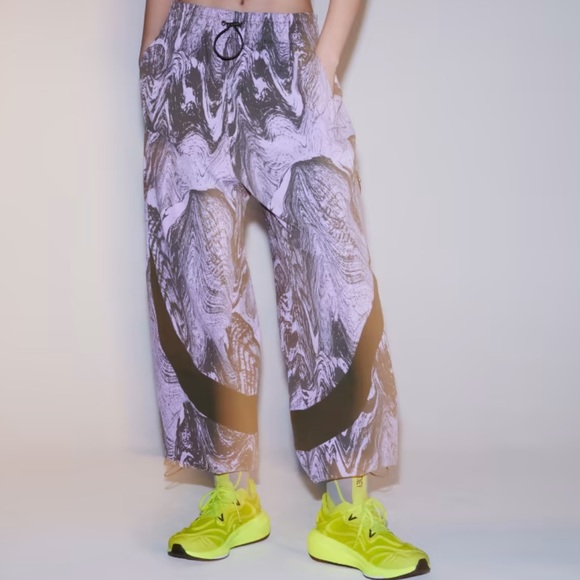 ADIDAS BY STELLA MCCARTNEY TRUECASUALS WOVEN TRACK PANTS size M NEW W/ tags - Picture 5 of 7